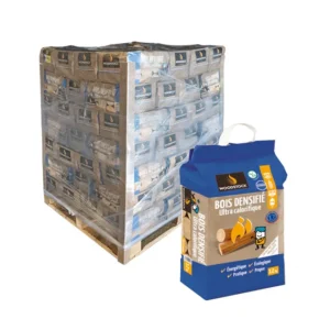 Palette bois densifiés WOODSTOCK 8 x 84