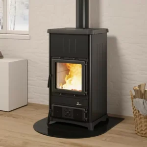 Poêle à bois Concita 2.0 Steel - 11,8 Kw